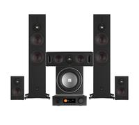 JBL MA9100HP AV Receiver & DALI Sonik 7 5.1 Speaker Package Black Ash