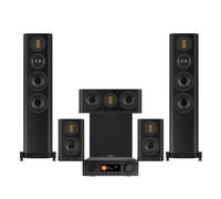 JBL MA9100HP AV Receiver & Wharfedale EVO 5.3 5.1 Speaker Package Black