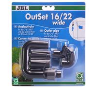 JBL OutSet Wide 16/22 CP E1500/1 Wide Angle Pipe For Aquarium 59Mm CO2-Saving