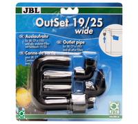 JBL OutSet Wide 19/25 CP E1901 - Wide Spray Pipe For Aquariums And Filters