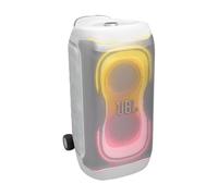 JBL PartyBox 330 Portable Bluetooth Speaker, White | Powerful JBL Sound, Dynamic Light Show, AI Sound Boost, Telescopic Handle, IPX4 Splashproof, Up to 18 Hours Playtime