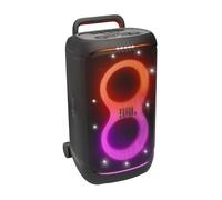 JBL Partybox 520, Wireless Bluetooth Party Speaker, 15H Playtime, Portable Design, Dynamic Light Show, IPX4 Splashproof, Multi-Speaker Connection, AI Sound Boost, Microphone Input, Black