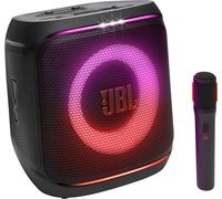JBL Partybox Encore 2, Wireless Bluetooth Party Speaker with Wireless Mic, 15 Hours of Playtime, IPX4 Splashproof, Pro Sound with AI Sound Boost and Auracast Multi-Speaker Connection, Black