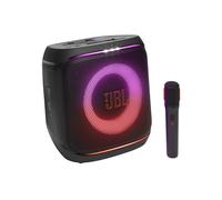 JBL Partybox Encore 2, Wireless Bluetooth Party Speaker with Wireless Mic, 15 Hours of Playtime, IPX4 Splashproof, Pro Sound with AI Sound Boost and Auracast Multi-Speaker Connection, Black