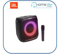 JBL Partybox Encore 2, Wireless Bluetooth Party Speaker with Wireless Mic, 15 Hours of Playtime, IPX4 Splashproof, Pro Sound with AI Sound Boost and Auracast Multi-Speaker Connection, Black