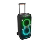 JBL PartyBox Stage 320 Portable Bluetooth Party Speaker with Wheels and Telescopic Handle, JBL Pro Sound, Splashproof Design, Light Show, AI Sound Boost, 18-Hour Playtime, Black
