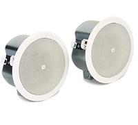 JBL Professional C24CT MicroPlus C24CT 4.5-Inch Ceiling Loudspeakers, White, Sold as Pair