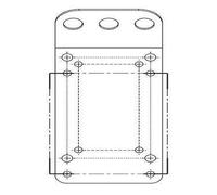 JBL Professional MTC-CBT-SUS3-WH Suspension Bracket for CBT Speakers, White