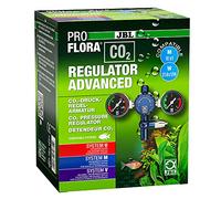 JBL PROFLORA CO2 REGULATOR ADVANCED, pressure control valve for CO2 fertilization systems, with 2 pressure gauges