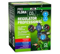 JBL PROFLORA CO2 REGULATOR PROFESSIONAL, pressure control valve for CO2 fertilization systems, with 2 pressure gauges, magnetic valve for night shutdown
