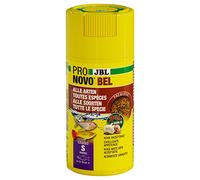 JBL PRONOVO BEL GRANO, alimento principale per tutti i pesci d'acquario 3-10 cm, granuli di cibo per pesci, dosatore a click, taglia S, 100 ml