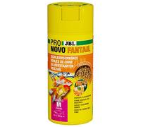 JBL PRONOVO FANTAIL GRANO, Main Food for Veil Tails and Goldfish Breeding Moulds of 8-20 cm, Fish Food Granules, Click Dosage, Size M, 250 ml