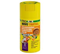 JBL PRONOVO FANTAIL GRANO, Staple Food for Chinese Veils and Other Varieties of Breeding Goldfish 3-10 cm, Granules for Fish, Click Doser, Size S, 100 ml