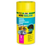 JBL Pronovo Malawi Grano, Main Food for All Cichlids from 8-20 cm, Fish Food Granules, Size M, 1000 ml