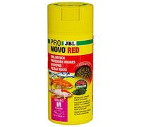 JBL PRONOVO RED GRANO, Main Food for Goldfish from 8-20 cm, Fish Food Granules, Click Dispenser, Size M, 250 ml