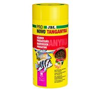 JBL PRONOVO TANGANYIKA WHEAT MAIN FEED FOR ALL CICLIDS 8 TO 20 CM - Click Dispenser, Fish Feed Granules, Size M, 1000 ml