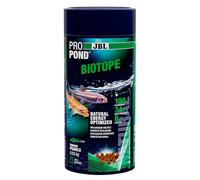 JBL PROPOND BIOTOPE 0.55 kg (1 L) | All Season Beads for Native Fish | Green Orle Insects and Mussels as a Natural Source of Nutrients | Sinking | from 10°C