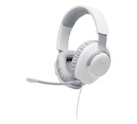 JBL Quantum 100 - Wired Over-Ear Gaming Headphones - White Large