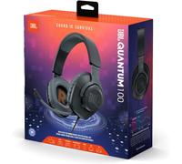 JBL Quantum 100 Wired Over-ear Gaming Headset Black