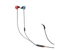 JBL Quantum 50N, Wired In-Ear Gaming Headset, Blue/Red | JBL QuantumSOUND Signature, Voice-Focus Mic, Volume Slider and Mic Mute, Multiplatform Compatability, Twistlock Comfort
