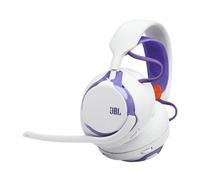 JBL Quantum 650 Wireless Bluetooth Gaming Headset with JBL Quantum Spatial Sound, Noise Cancelling Mic, USB-C Cable, 45H Battery Life and Replaceable Parts, Multiplatform Compatibility, White