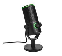 JBL Quantum Stream Studio - Quad Pattern Premium USB Microphone for Streaming, Recording and Gaming, Triple Condenser Microphone, Dynamic Range Compressor, Easy Voice Monitoring (Black)