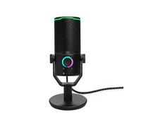 JBL Quantum Stream Studio Triple Condenser USB Microphone with Four Cardioid Pick-Up Patterns for Smooth Streaming, Podcasting, Recording and Gaming, Black