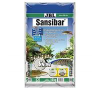 JBL Sansibar SNOW 10 kg, Snow-white substrate for freshwater and marine aquariums and aqua-terrariums