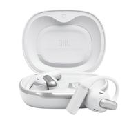 JBL Sense Pro True Wireless Open-Ear Headphones, Hi-Res Audio Wireless, Up to 38 Hours Total Playtime, 4 Beamforming Mics, IP54 Water & Dust-Resistant, JBL OpenSound Technology & Spatial Sound, White