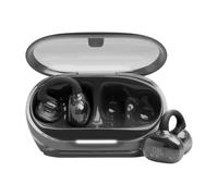 JBL Soundgear Clips True Wireless Open-Ear Headphones, SonicArc Design, Up to 32 Hours Total Playtime, 4 Beamforming Mics, IP54 Water & Dust-Resistant, JBL OpenSound Technology, Ghost Black