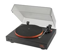 JBL Spinner Bluetooth AptX-HD Record and Vinyl Player for Speakers and Headphones, Black/Orange