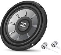 JBL Stage 810 800 W Max 8 Inch Stage Series Single 4 Ohm Car Audio Subwoofer Speaker with Alpha Earphones