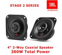 JBL STAGE2 424 - 4" 100mm 2-Way Car Coaxial Dash Speaker 300W Total Power BNIB