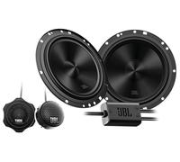 JBL Stage2 GEN2 65CF 6.5 in / 165 mm 2-Way Component Car Speakers | 90W RMS / 270W Peak, 92 dB, 4 Ohm, 55Hz-20kHz - includes passive crossover, tweeters, grilles - OEM replacement fit