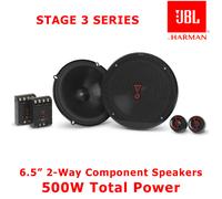 JBL STAGE3 607C - 6.5" 2-Way Car Component Speakers 500W Total Power BNIB