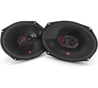 JBL Stage3 9637 3-way car speaker set by Harman Kardon - 375 watt car speakers - oval JBL box large 6" x 9" (152 mm x 230 mm), black