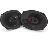 JBL Stage3 9637 3-way car speaker set by Harman Kardon - 375 watt car speakers - oval JBL box large 6" x 9" (152 mm x 230 mm), black