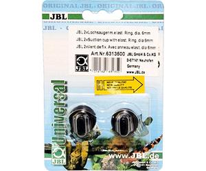 JBL Suction cup w.elast.ring, dia 6mm, 2 pcs, Rubber suction cups for objects 6-7 mm in diameter