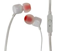 JBL T110 PureBass Headphones - White