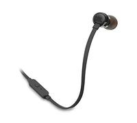 JBL Tune 110 Wired In-Ear Headphones with JBL Pure Bass Sound, Black