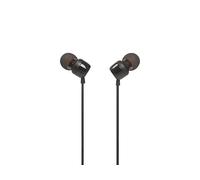JBL T110 Universal In-Ear Headphones with Remote Control and Microphone, Black