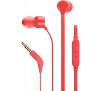 JBL T110 Universal In-Ear Headphones with Remote Control - Red