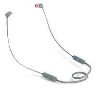 JBL Tune 110 BT Wireless In-Ear Headphones with Bluetooth and Neck Flat Tangle-Free Cable, Up to 6 Hours of Music, Grey