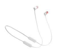 JBL Tune 125 - Bluetooth Wireless in-Ear Headphones with 3-Button Mic/Remote and Flat Cable - White