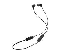 JBL Tune 135 In-Ear Headphones with Tangle-Free Cable and High Bass Performance, Universal, with 1 Remote Control/Microphone, Black