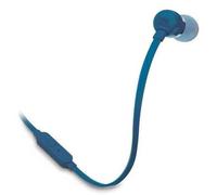 JBL TUNE 160 Headphones and Microphone Binaural Earphone Blue - Headphones and Mics (Wired, Earphone, Binaural, Intraaural, 20-20000Hz, Blue)
