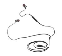 JBL Tune 310 C Hi-Res Wired Earbuds with Microphone, Flat Tangle-Free Cable, 3-Button Remote, EQ Presets Control and Volume Adjustment, Black