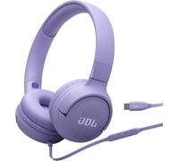 JBL Tune 520 C Comfort Fit Wired On Ear Headphones with Microphone, Pure Bass Sound, EQ Presets, USB-C Connectivity, Foldable Design and Tangle-Free Cable, Black