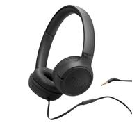 JBL Tune 530 Wired On Ear Headphones, Black
