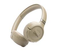 JBL Tune 680 NC Wireless On-Ear Bluetooth Headphones with Adaptive Noise-Cancelling Technology, Smart Ambient, 76-Hour Battery Life and Google Fast Pair/Microsoft Swift Pair, Beige